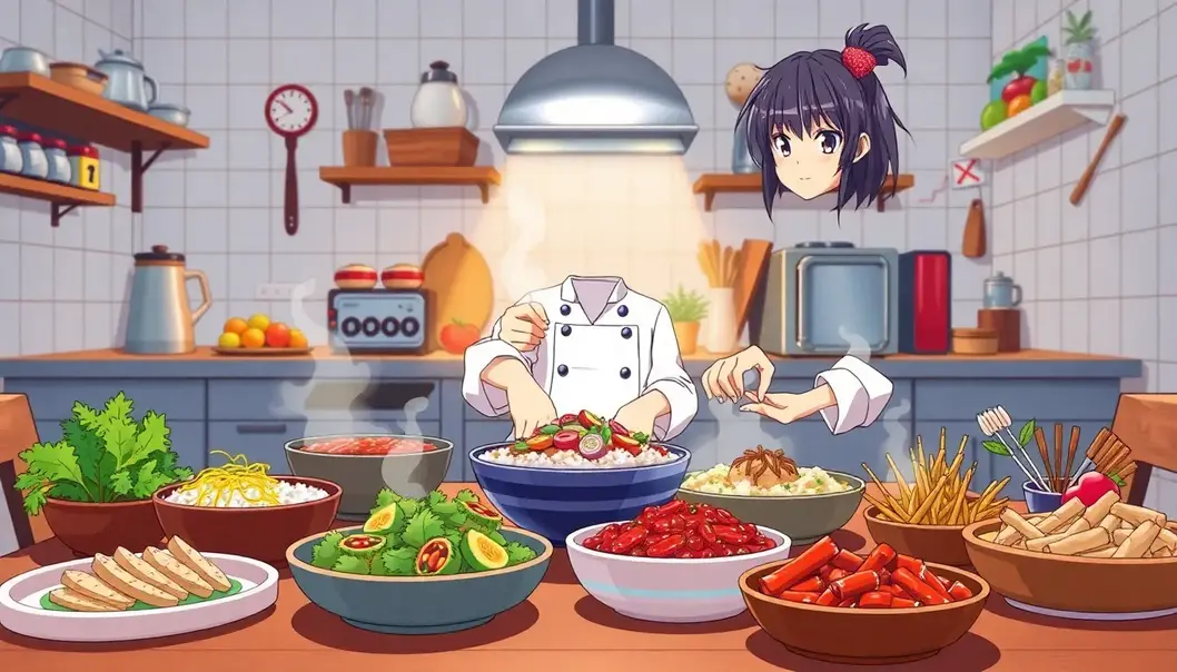 An anime hero balancing training with careful time management.