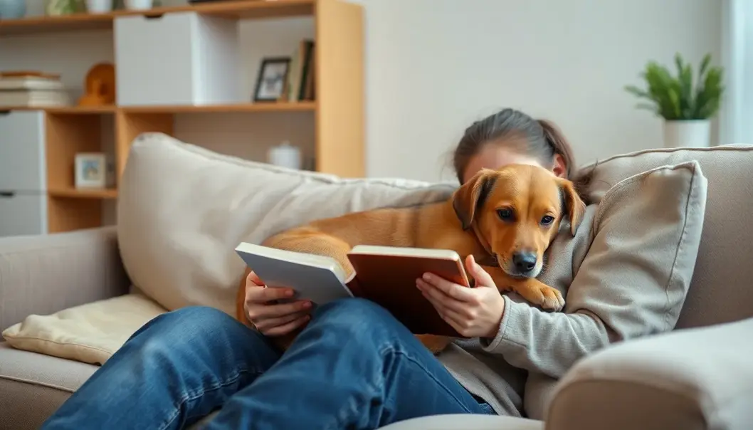 A teenager observes dogs to understand social dynamics and relate them to peer pressure.